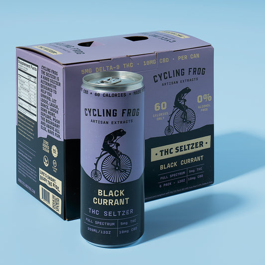 Black Currant THC Seltzer, 6pk